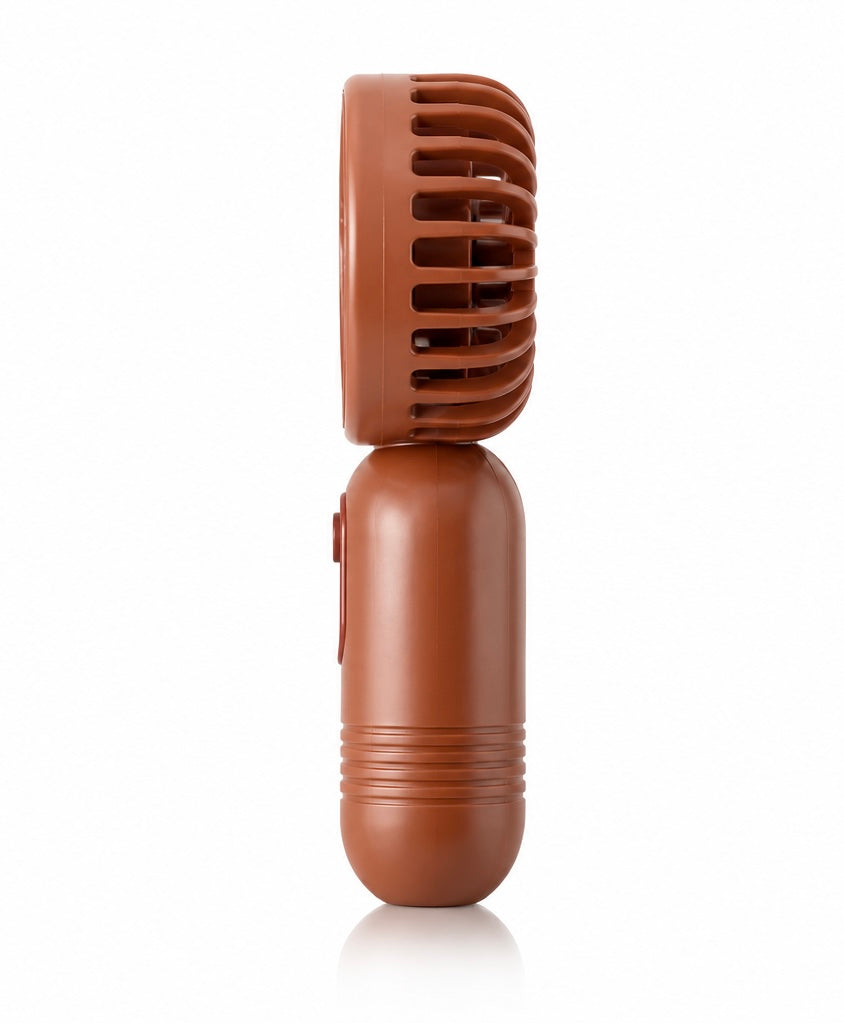 Brown Mini Handheld Fan