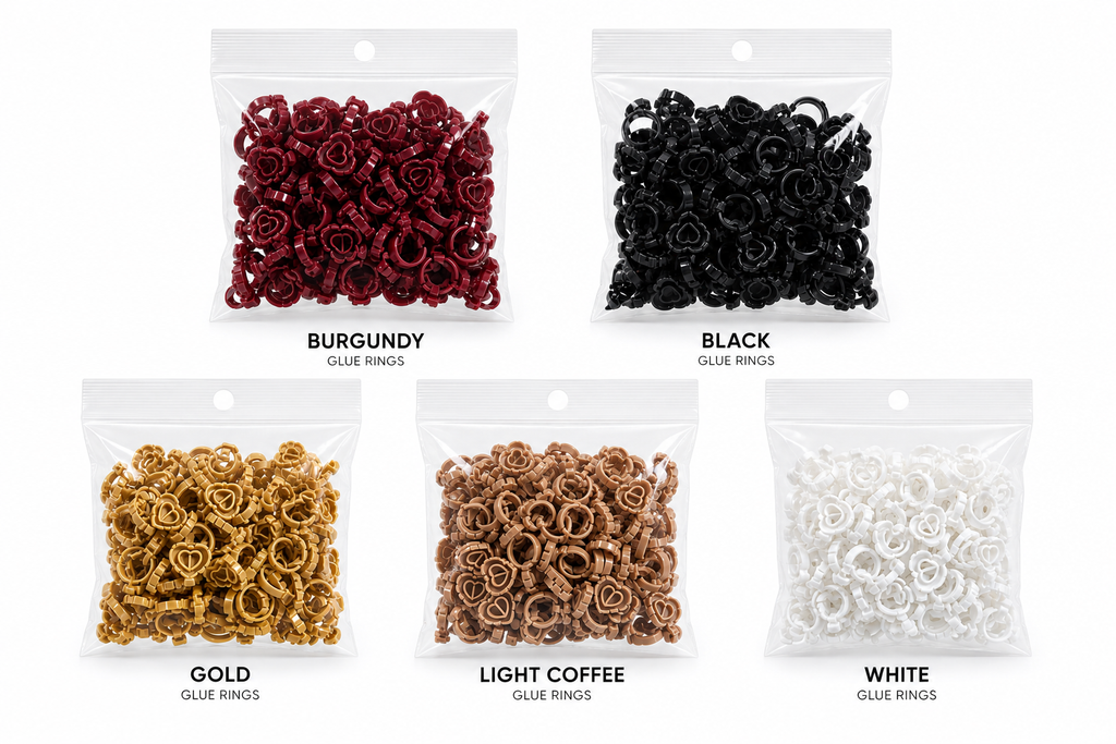 Heart Glue Rings