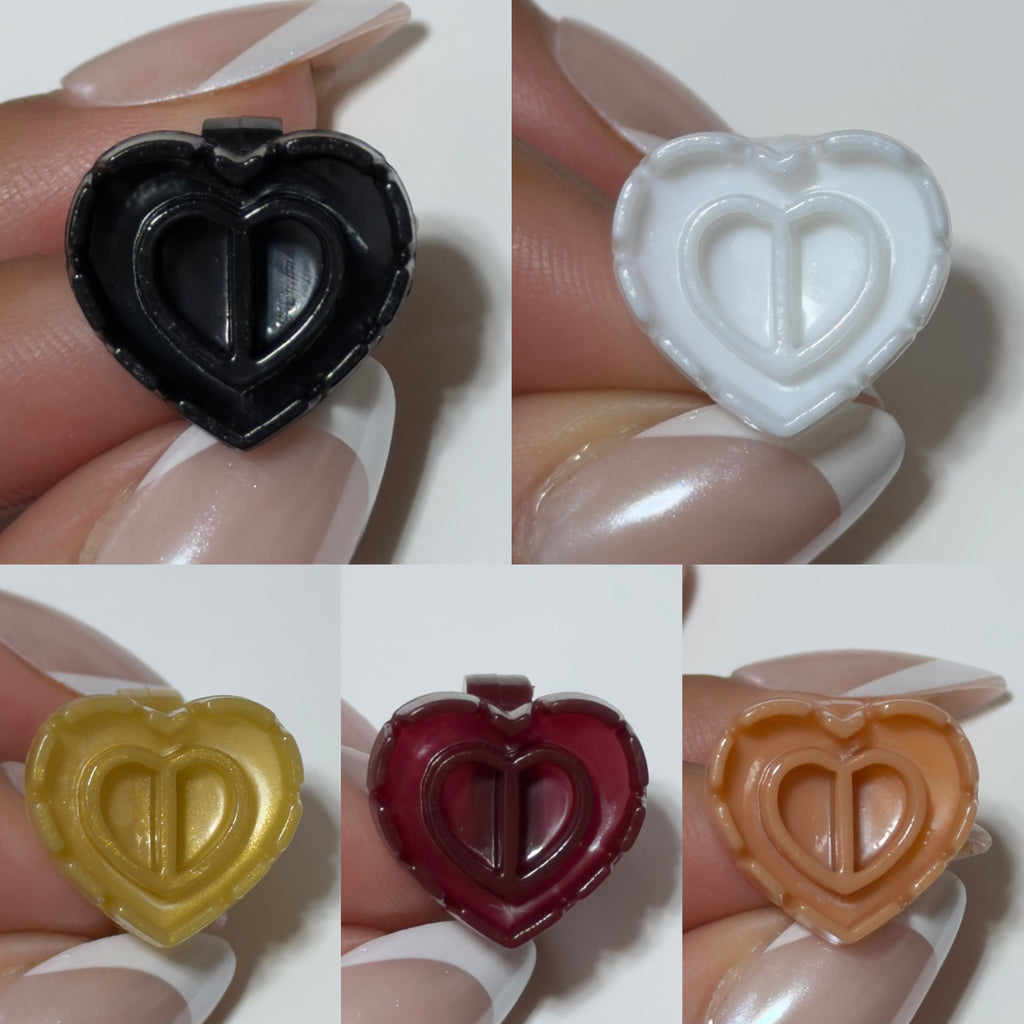 Heart Glue Rings
